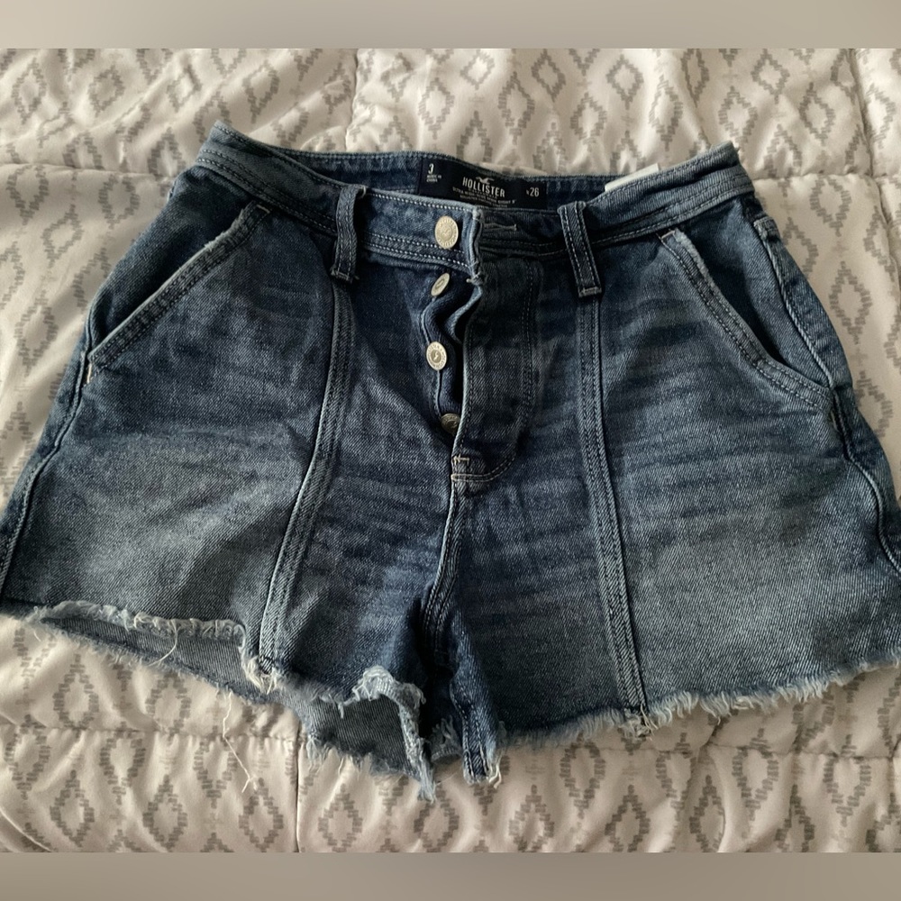 High Rise Hollister Denim Shorts